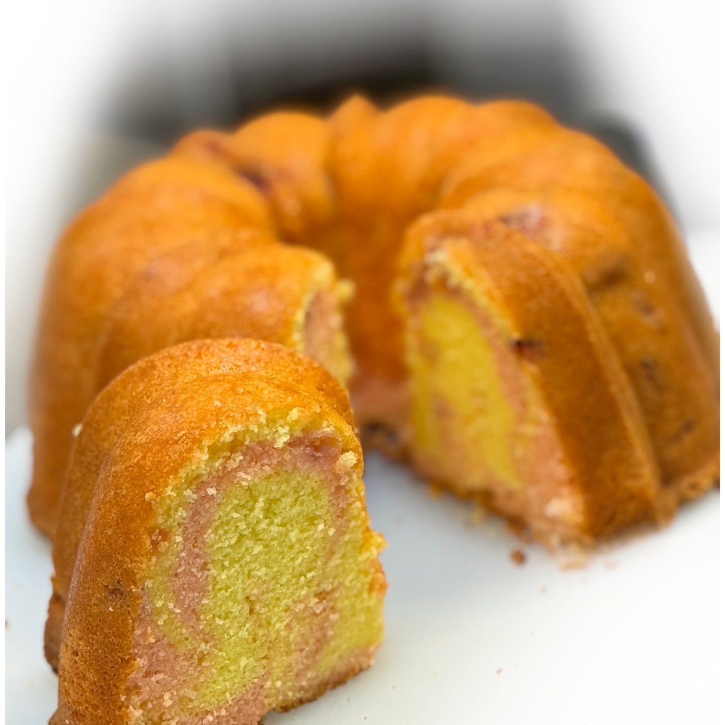 Strawberry Lemon Pound Cake