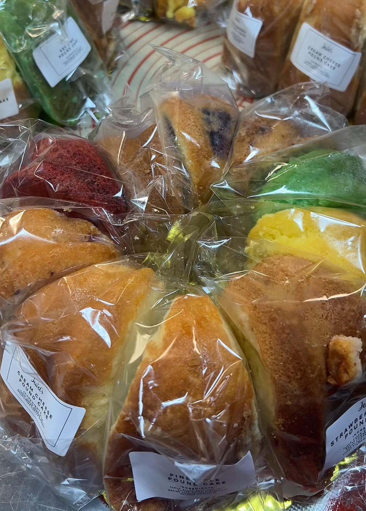 Whole Pound cake Sampler