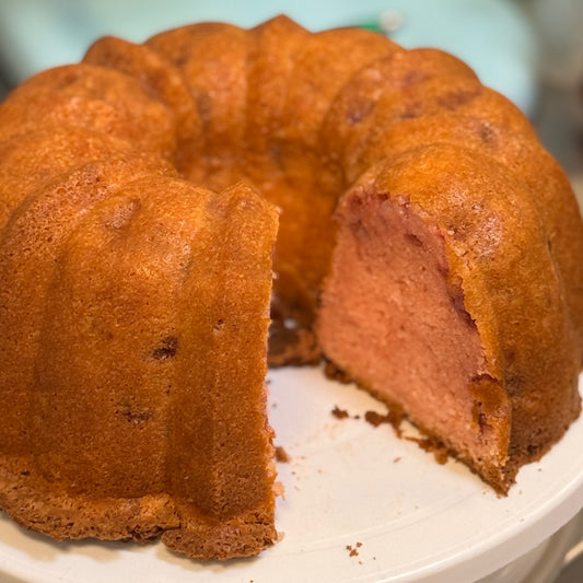 Strawberry Pound Cake
