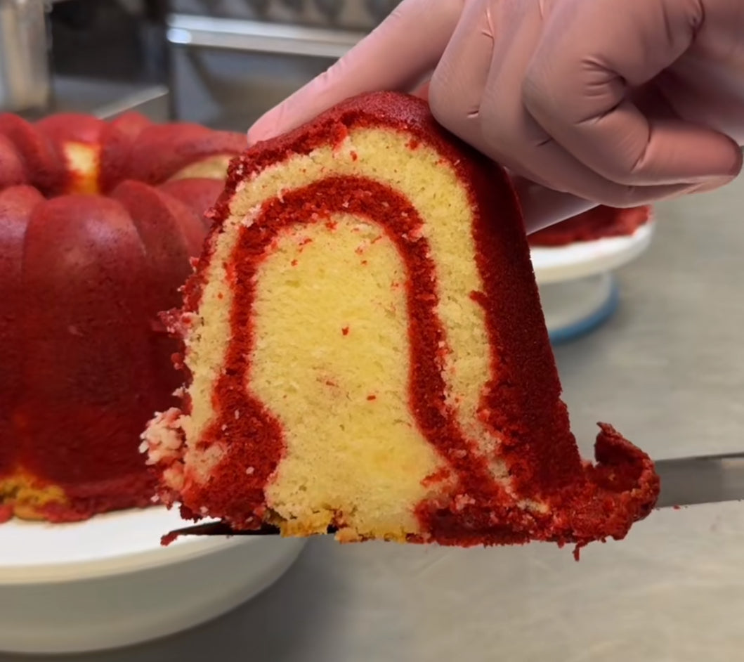 Red Velvet Cream Cheese Pound