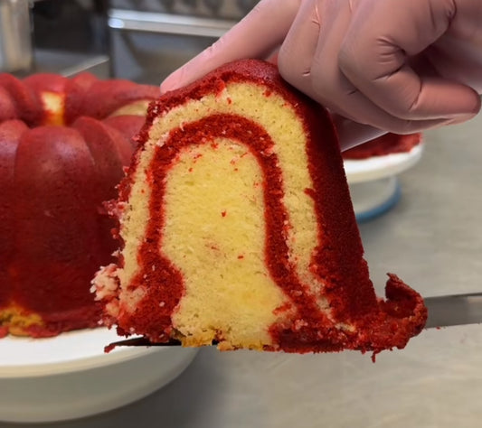 Red Velvet Cream Cheese Pound